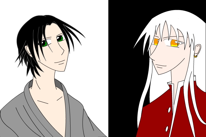 Shigure and Ayame (For Riora) by PhoenixAshes