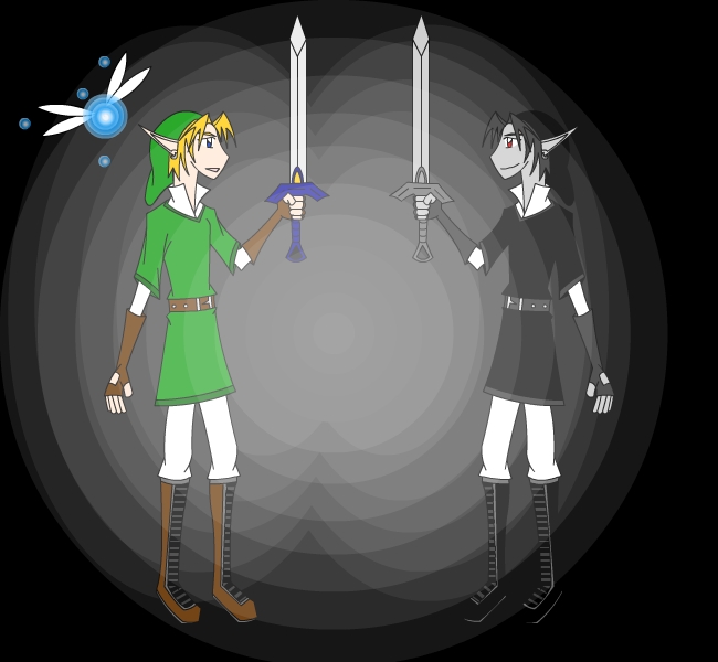 Link and His Shadow by PhoenixAshes