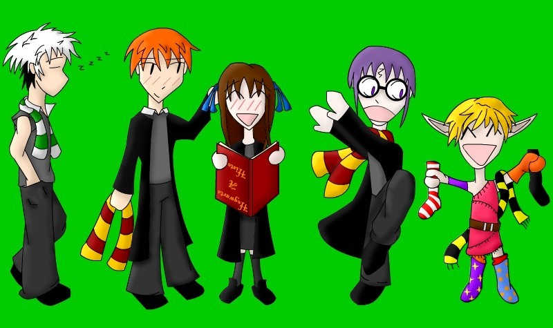 Fruits Basket Cast Cosplaying Harry Potter, Part I by PhoenixAshes
