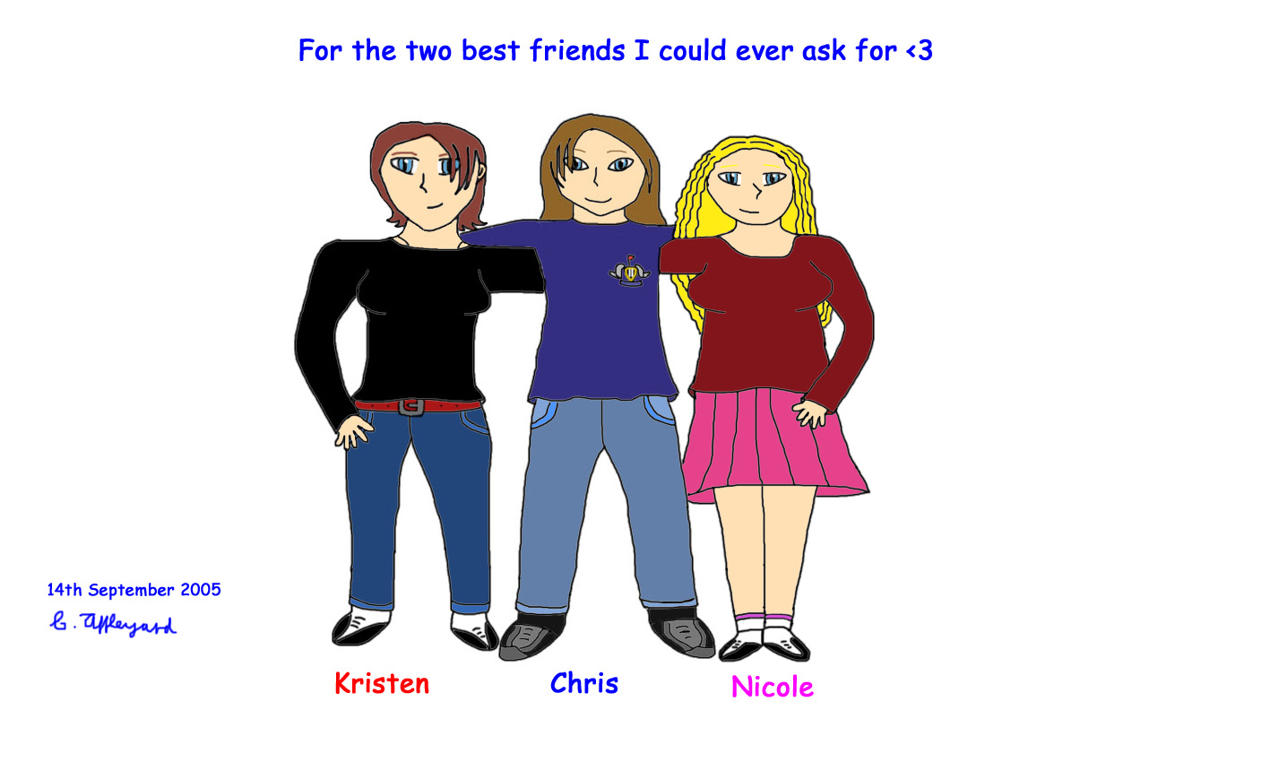 Chris, Kristen & Nicole by PhoenixKnight