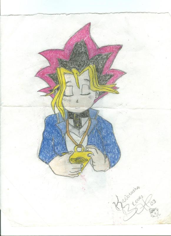 Yugi and Puzzle by Physco_Squirrel