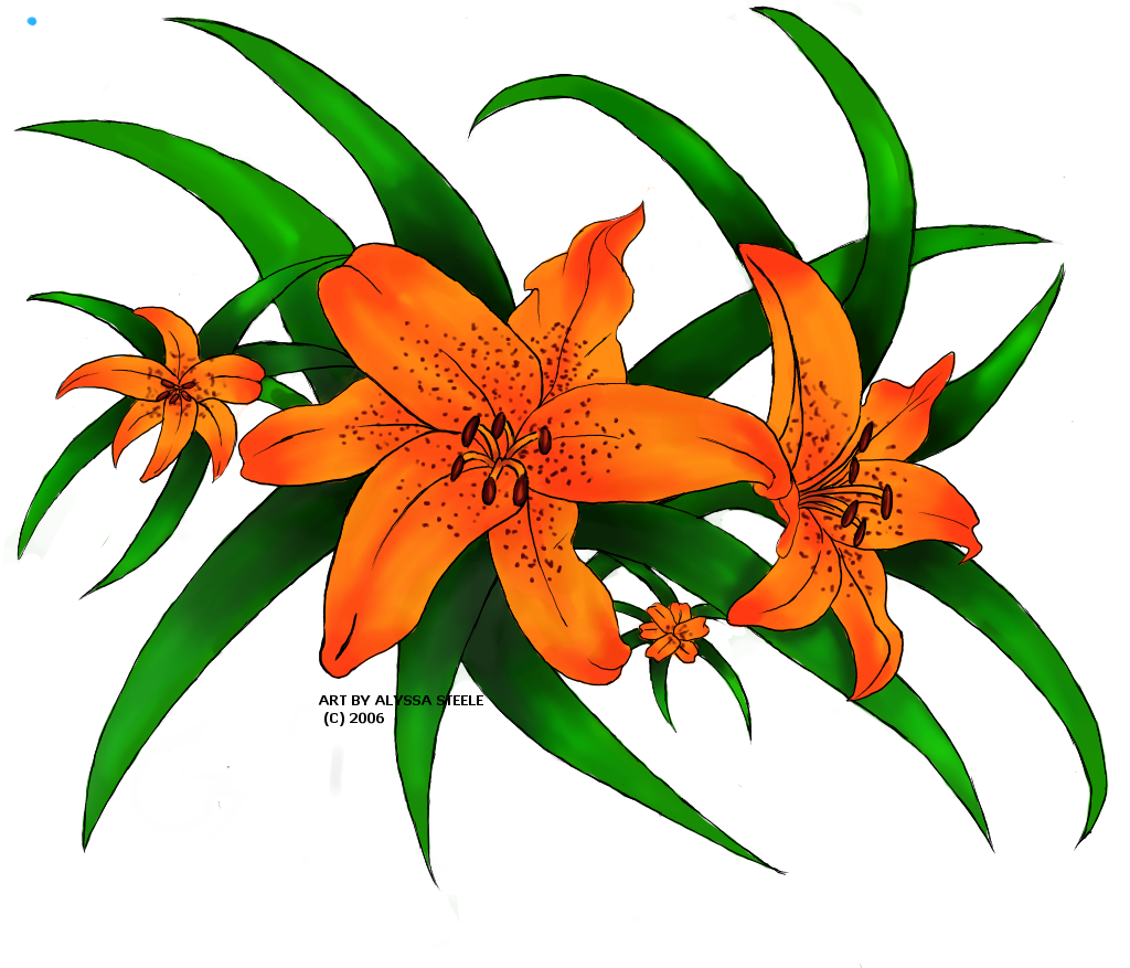 Tiger Lilies by Physcowolf