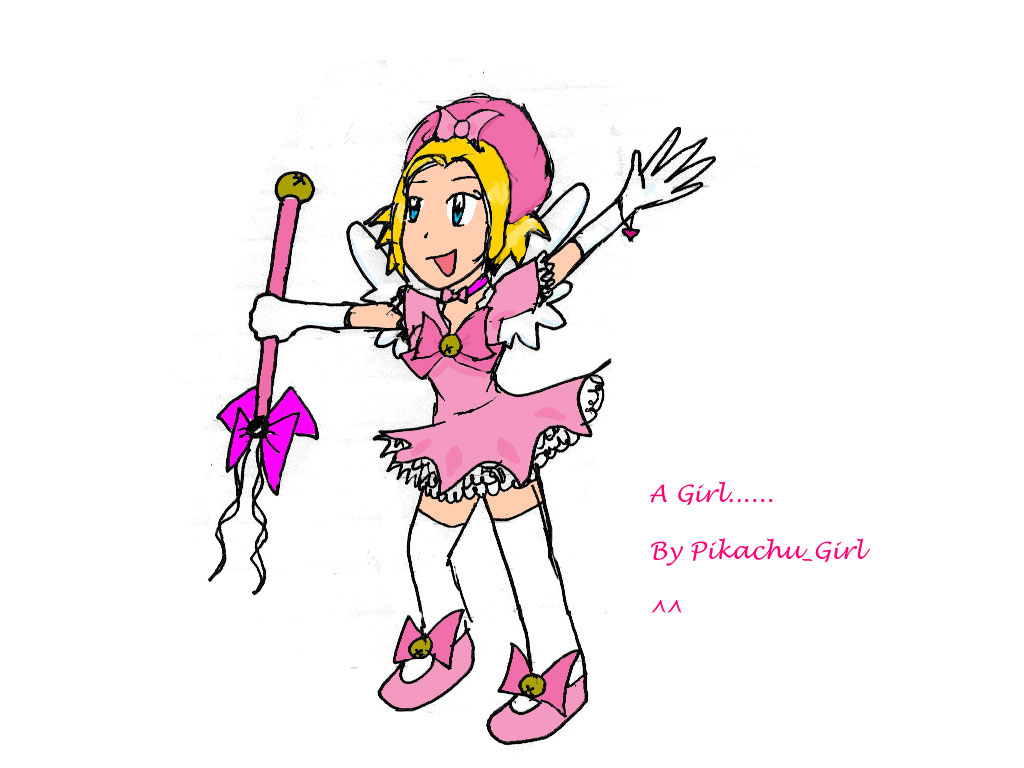 A Girl by Pikachu_Girl