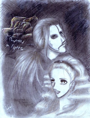The Phantom of the Opera by Pin-Striped-Skelly