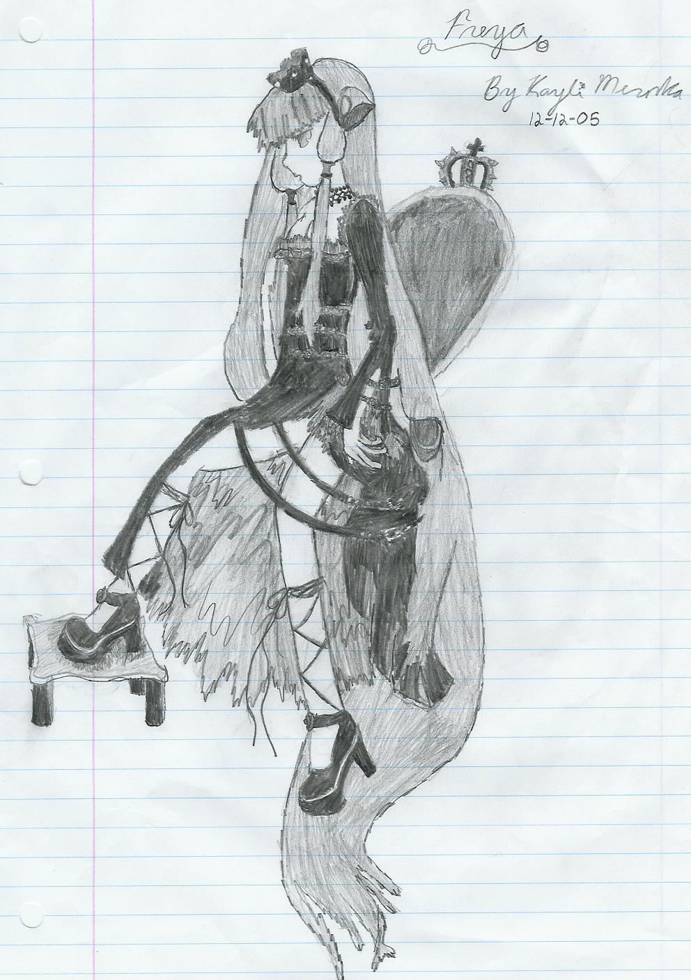 Freya Drawing from Chobits Book 4 by Pink_Princess_908