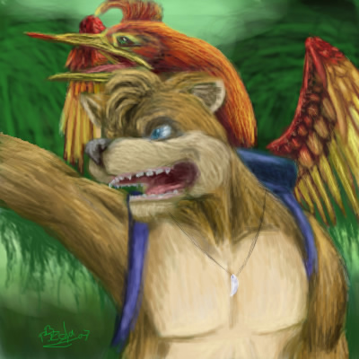 Realistic Banjo and Kazooie by Pink_Shimmer