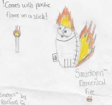 Smidgen Plushie: Fire by Planet_Express