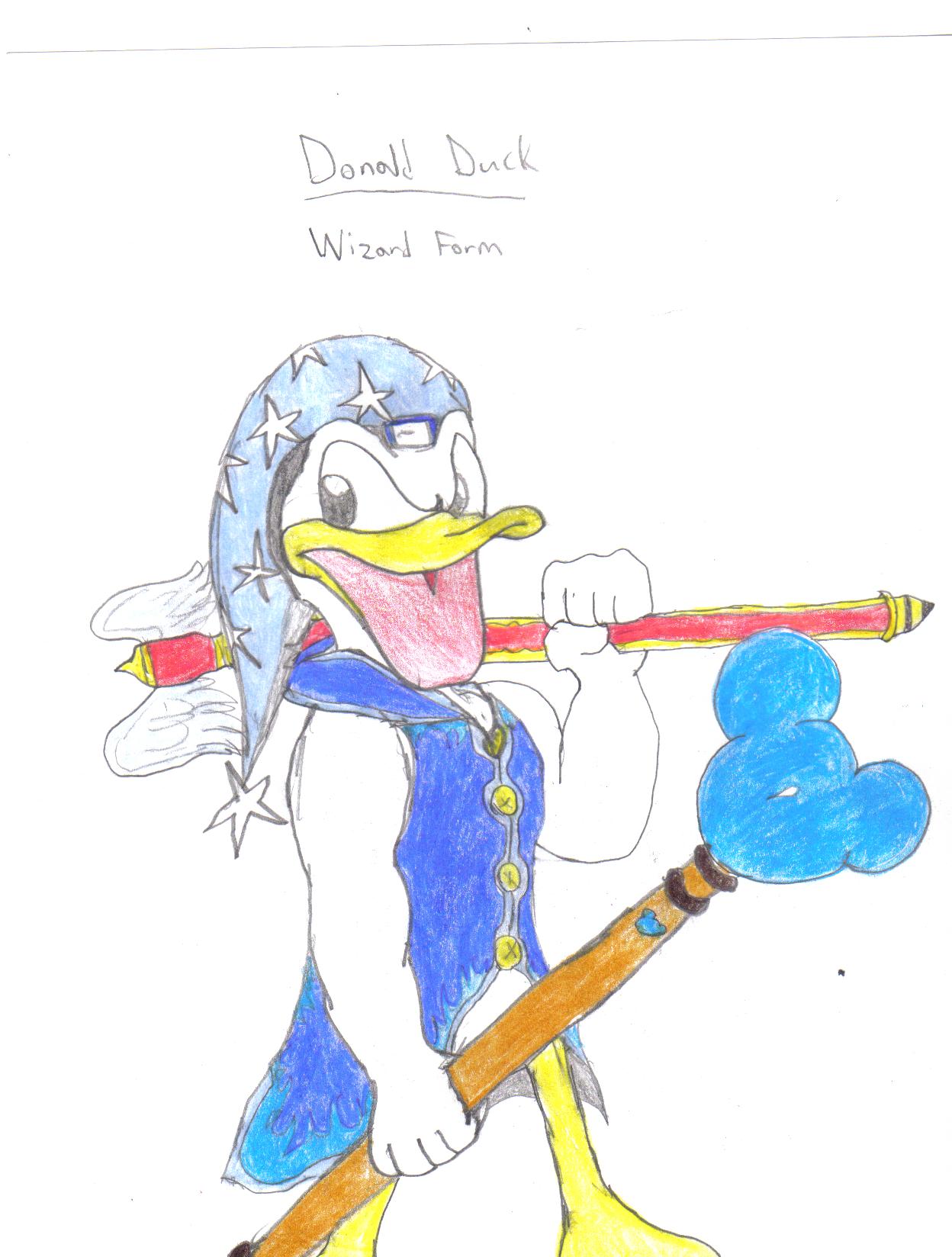 Donald Duck: Wizard Form by Playa135