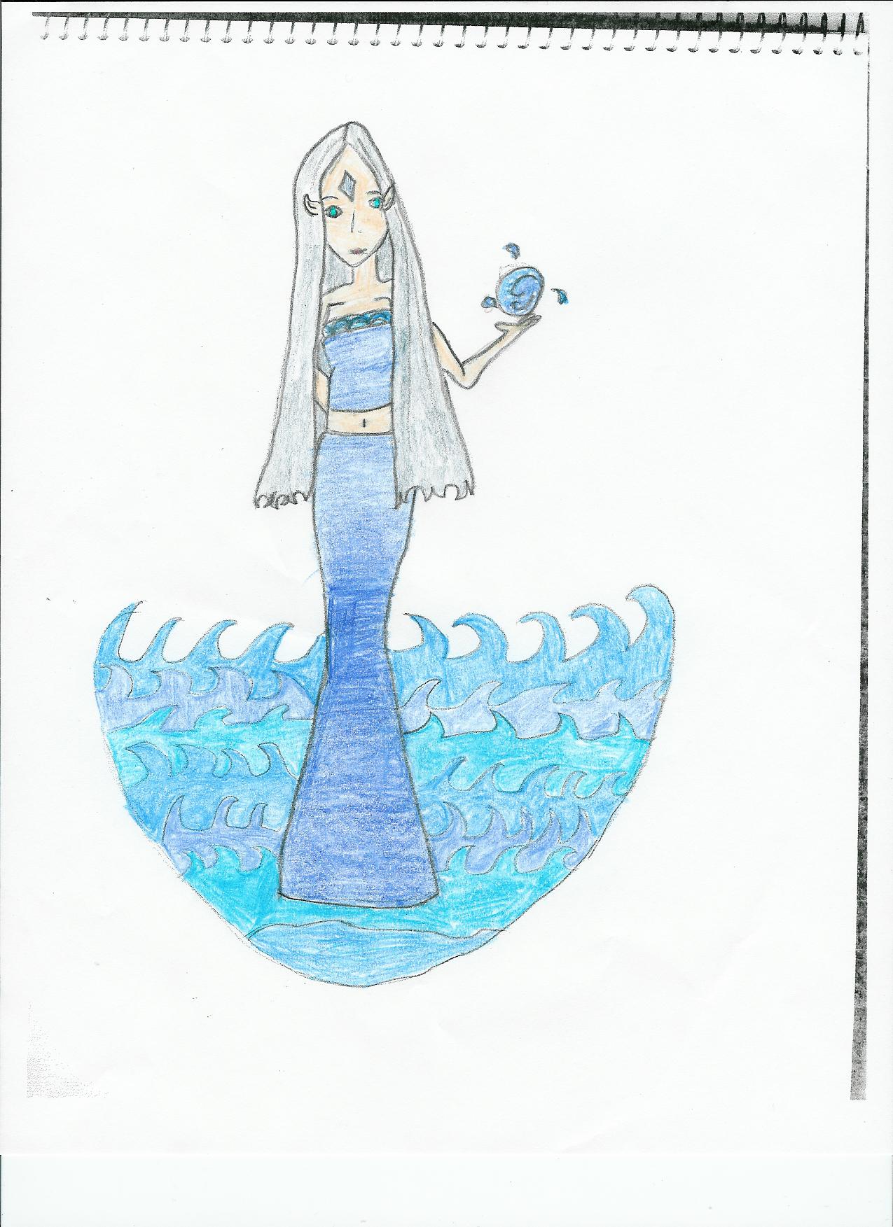 A goddess of water by Pliva