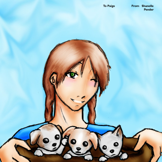 Paige and her Puppies! by Plushie