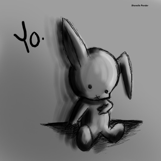 Bunny says "Yo." by Plushie