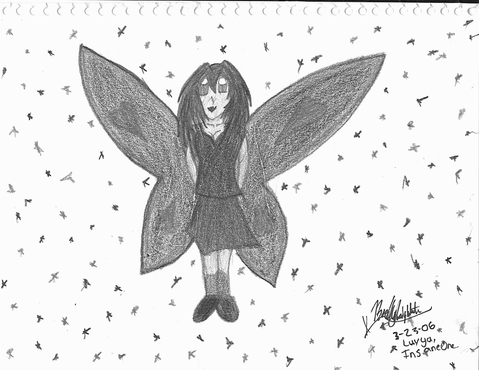 Abani~Dark Christmas Fairy by PoeticallyTwistedlyInsane