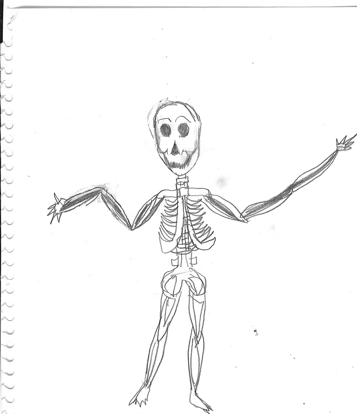 A Mr. Skely Da Skeleton by PoeticallyTwistedlyInsane