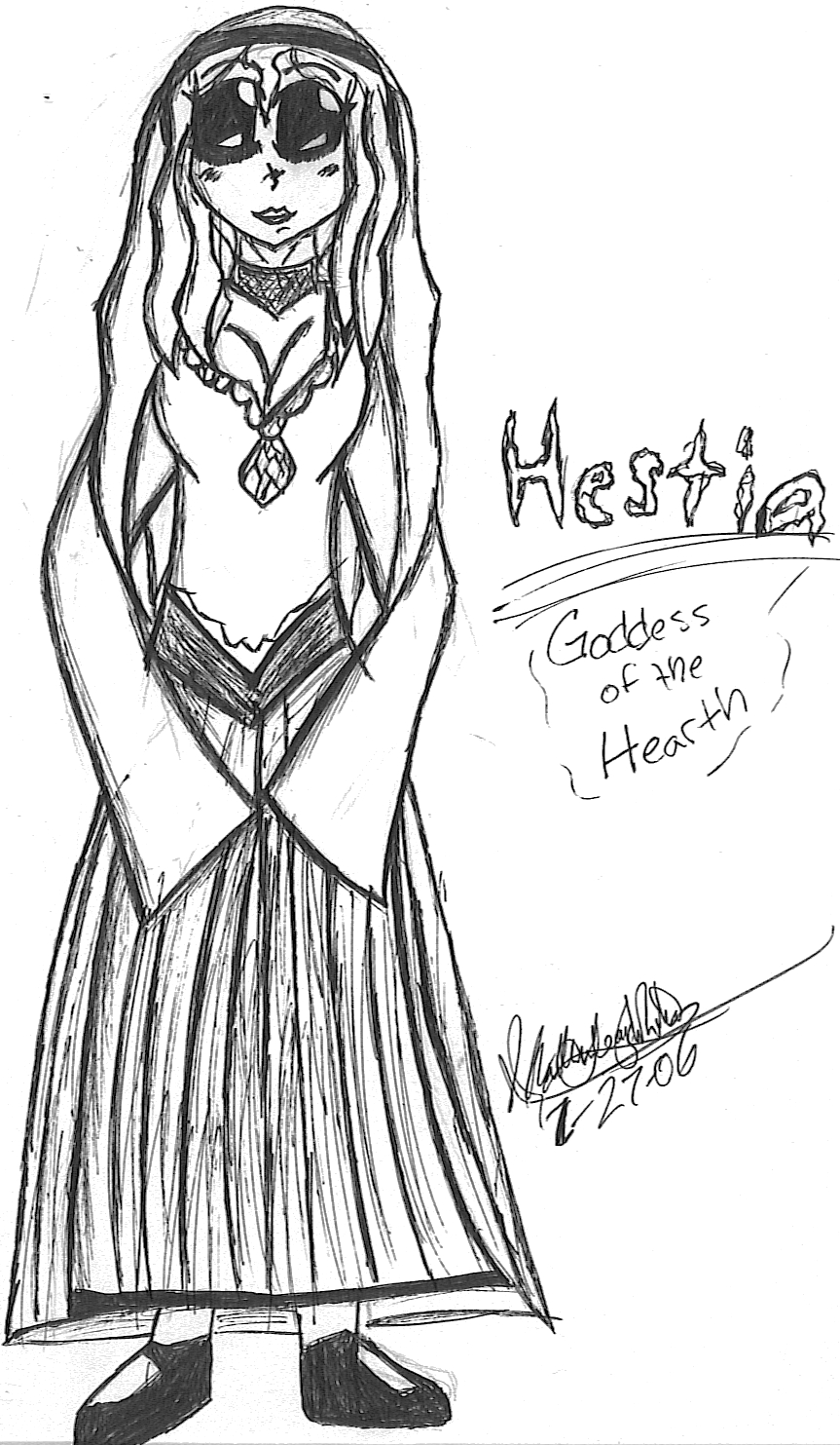 Hestia-Goddess of the Hearth by PoeticallyTwistedlyInsane