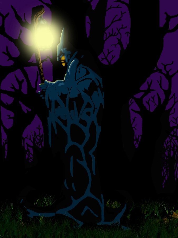 Batman in the forest by Pomba