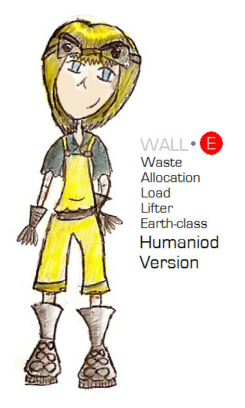 WALL-E - or "Wally" - Humaniod Version by Ponella