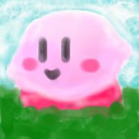 Kirby water color by Popuri_Friend