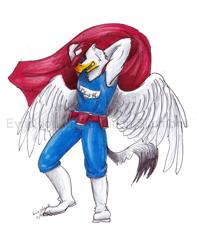 The Simpsons Duffman as a griffin by Poseidon-Simmons
