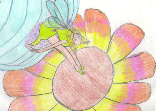 fairy on a flower by PreciousCargoC