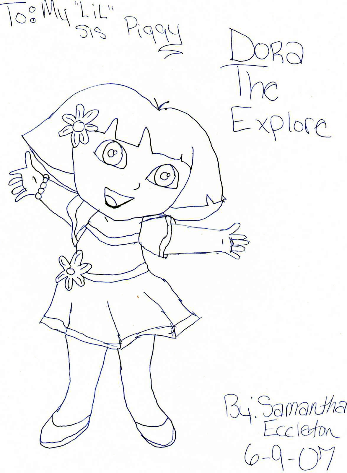 Dora The Explorer by PrincessOfTheTwilight