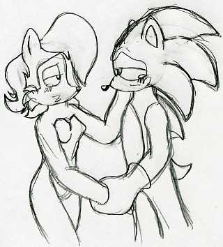 Sonic and Sally by PrincessSallyAcorn