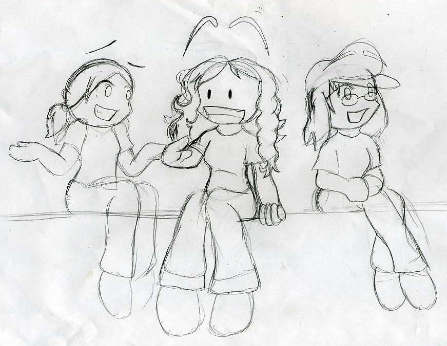 Me and my friends YAY! by PrincessSallyAcorn