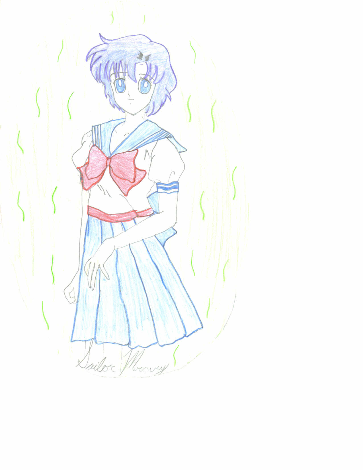 Sailor Mercury by PrincessWarrior