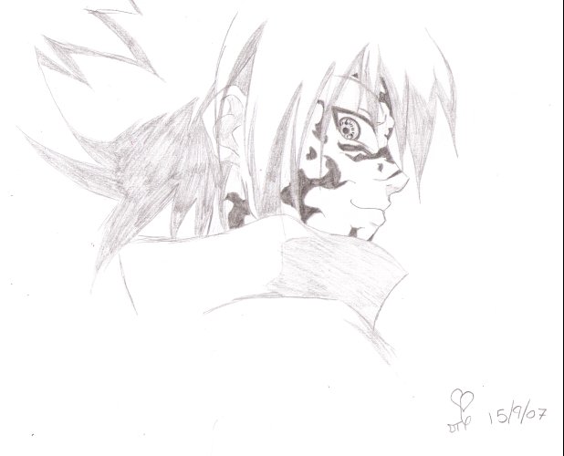 Sasuke sketch by PrincessWombat