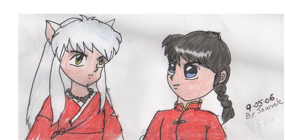 InuYasha and Ranma by PrincessYukiko