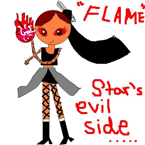 Flame or evil Star by Princess_Starfire0907