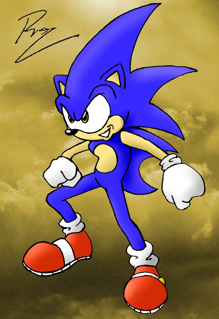 Sonic the Hedgehog by Procyon