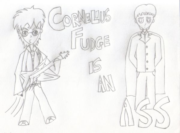 Cornelius Fudge is a Butt by Prongs_The_Great