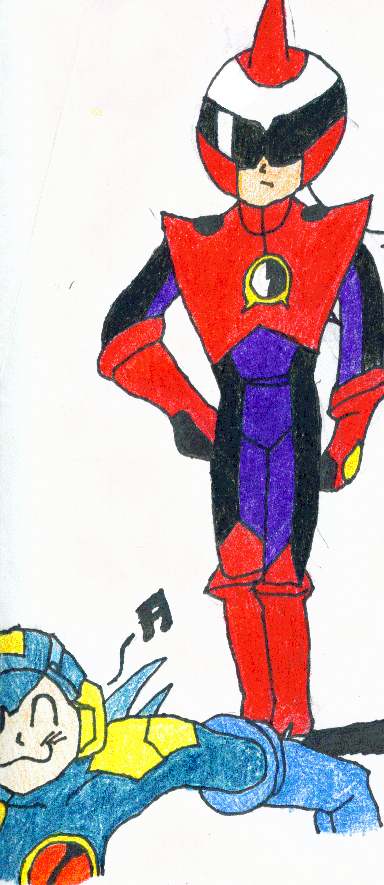 Protoman and Megaman by Protofan108