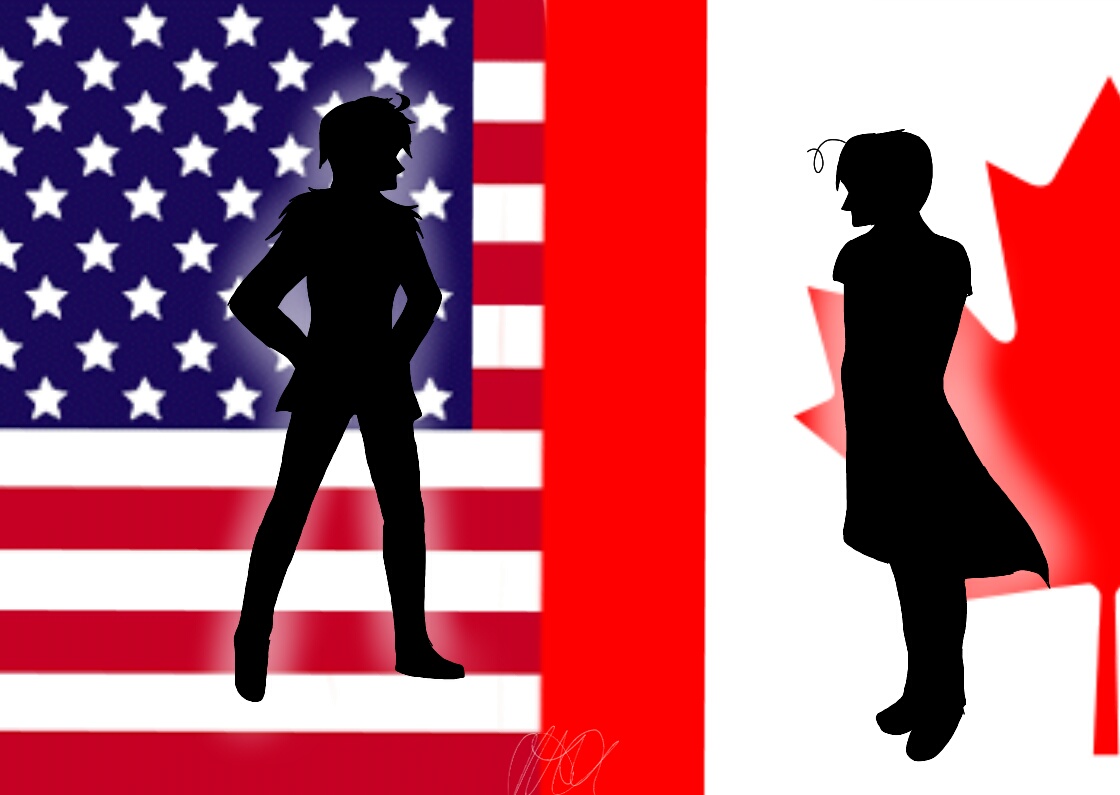(APH) America and Canada: Brother Complex by Prussian-Blue