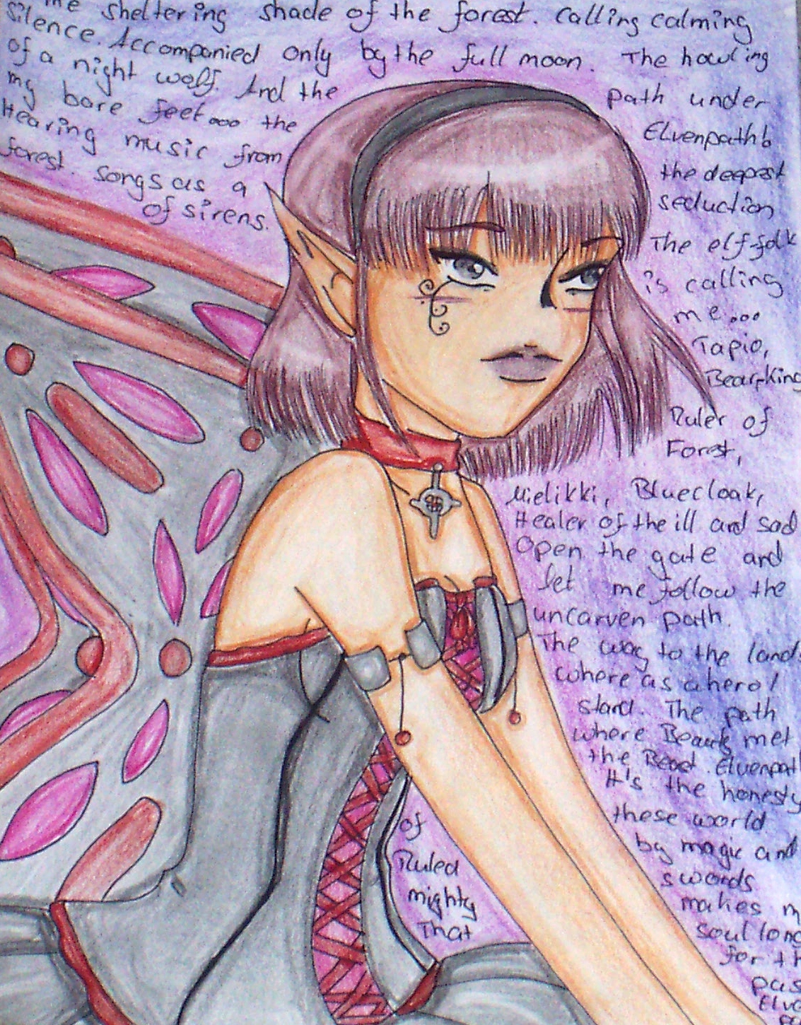Black Fairy Milena by PsychoVamp