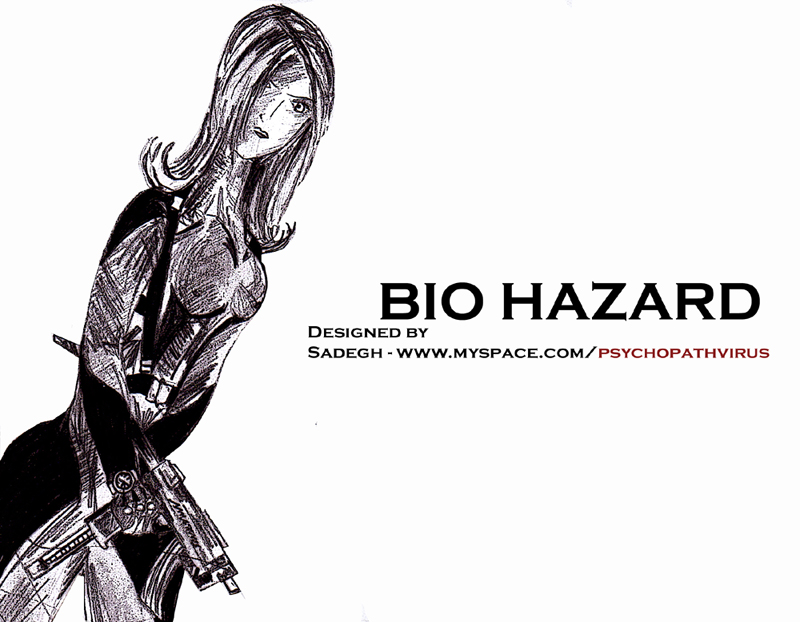 BioHazard Character Design - Liandra by PsychopathVirus