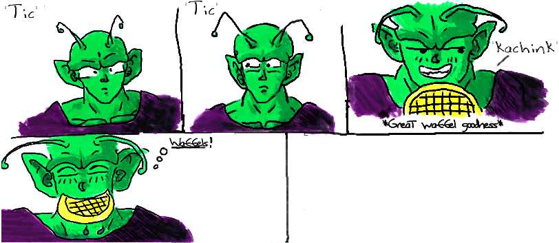 Piccolo doodle strip by Psyfire
