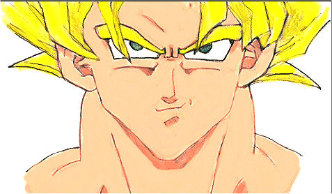 Intense Goku Look :) by Psyfire