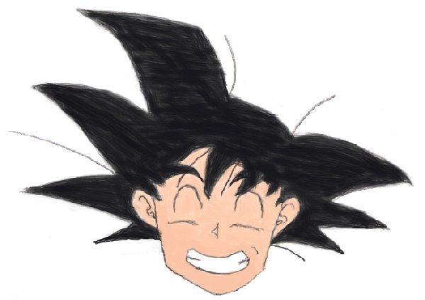 Goku's laugh by Psyfire