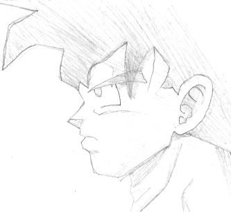 quick Goku sketch by Psyfire