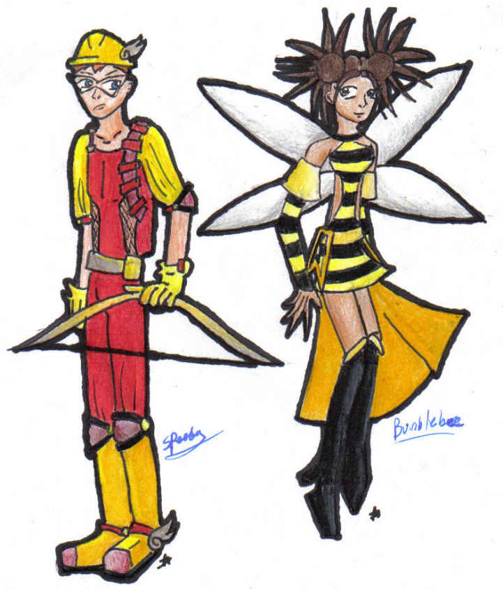 Titans Runway (Speedy and Bee) by PuNkPoP