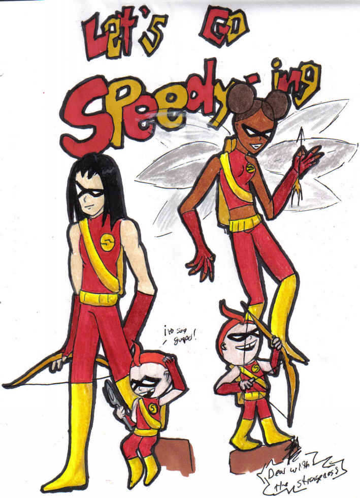 Let's Go Speedy-ing! (colored) by PuNkPoP