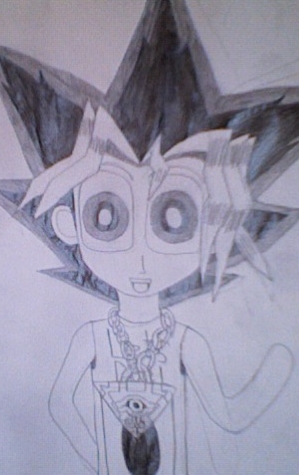 Chibi Yugi Moto (request for my friend Meeka) by PuffBubble