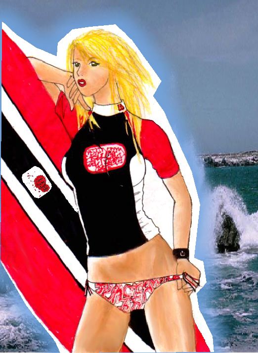 Sexy Surfer girl by PunchenAngel666