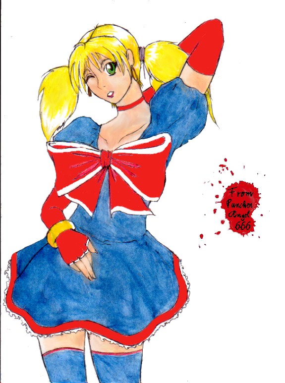 Fae's American School girl by PunchenAngel666