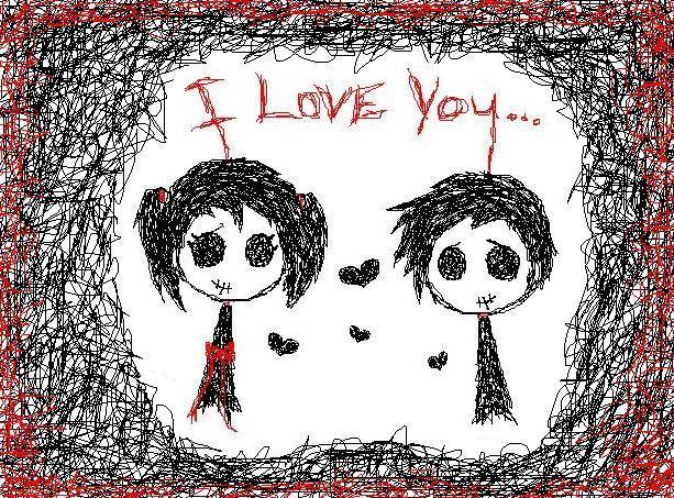 I love you" by Punk-Rock-Chick