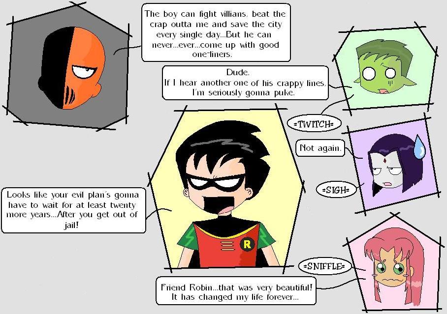 Robin's crappy one-liners" by Punk-Rock-Chick