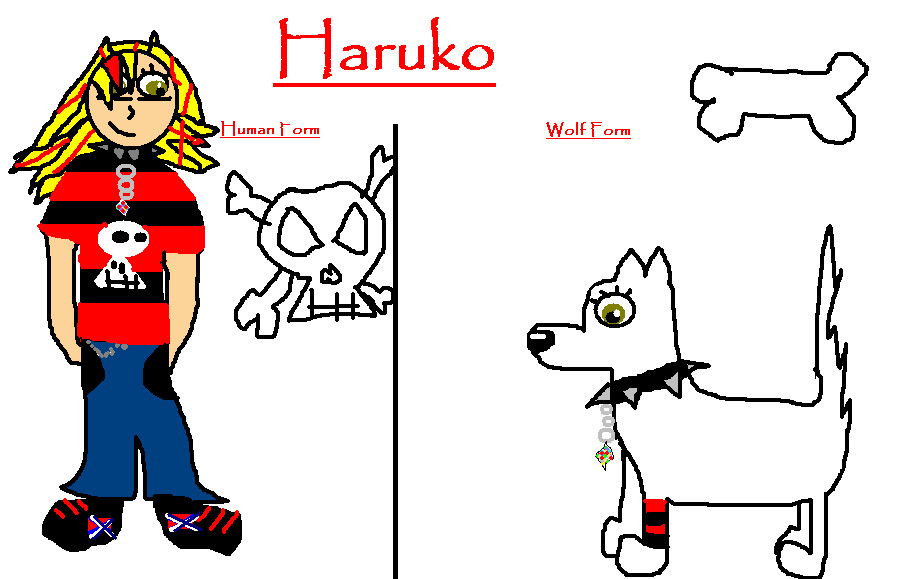 Haruko, My OC by PunkWolfGirl