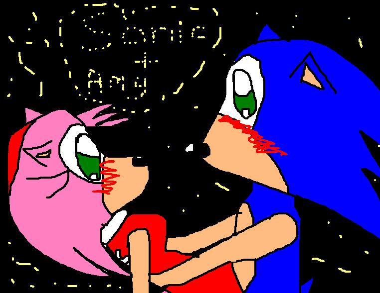 Starry Night ( Sexy Sky's SonAmy contest) by Puppygirl9