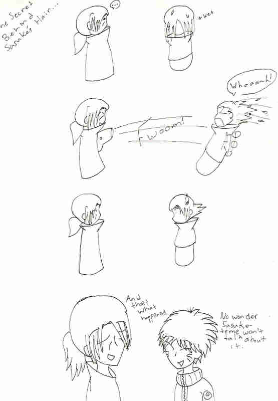 The Super Secretive Secret Behind Sasuke's Hair by Puppzze